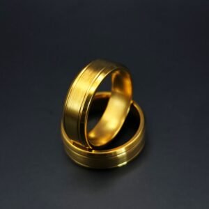 Titanium Ring - Gold 2 Tone